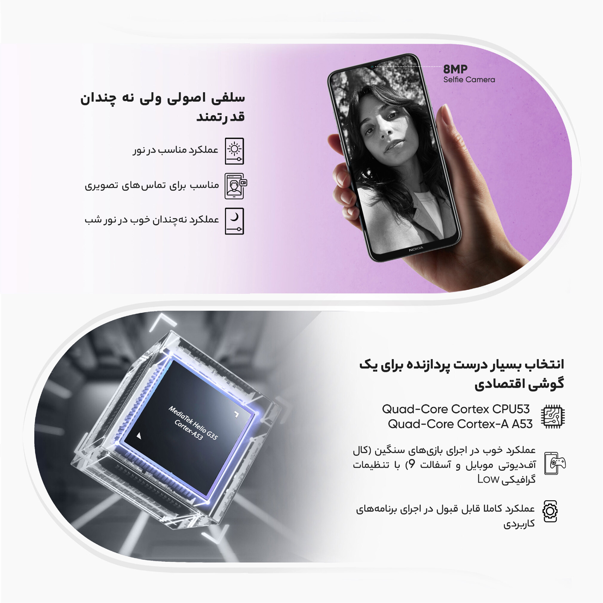  گوشی مدل دو سیم‌کارت 