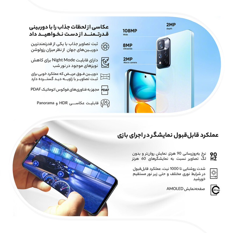  گوشی ظرفیت 128 گیگابایت 