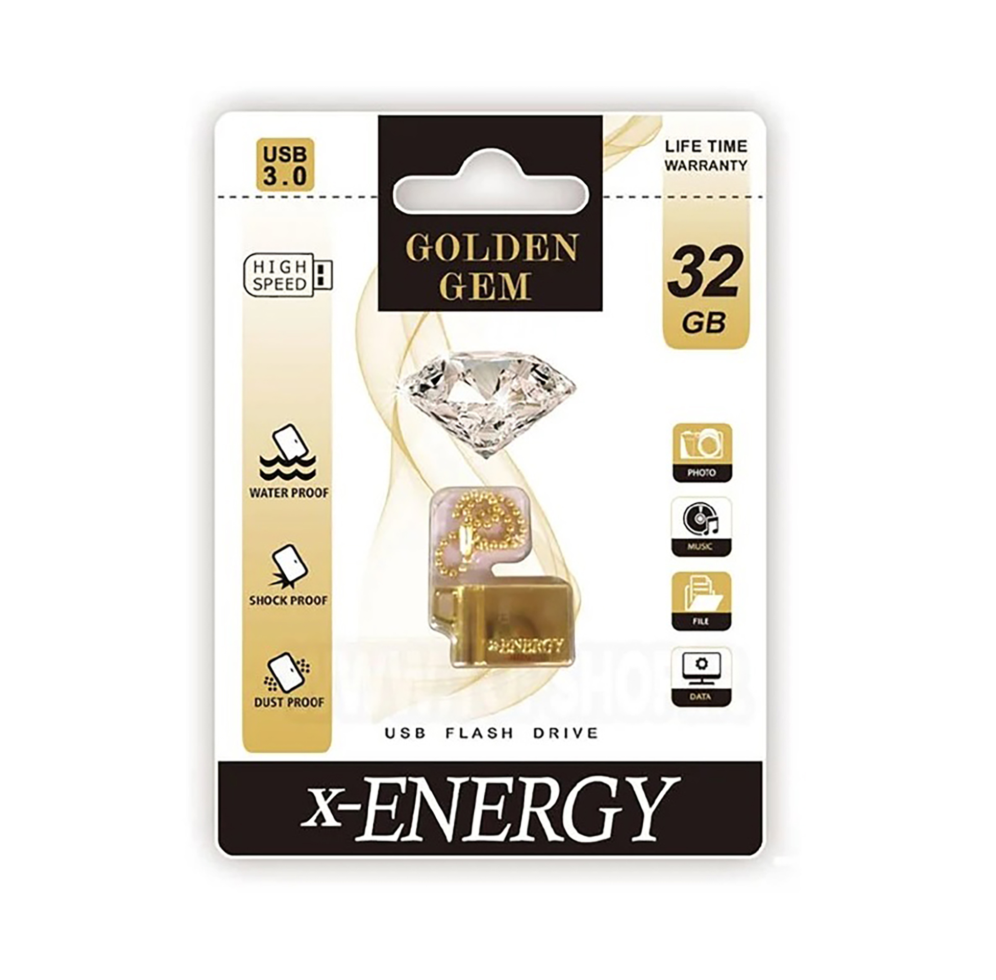  X-Energy-Golden-GemUSB3.0-32G-Flash 