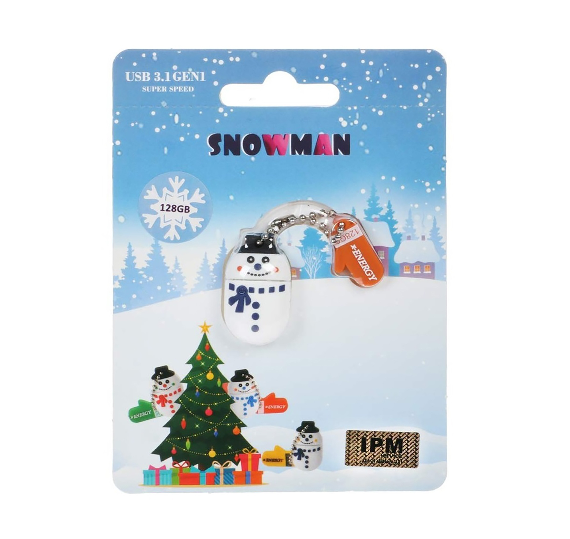  X-Energy-SnowMan-USB3.1-128G 