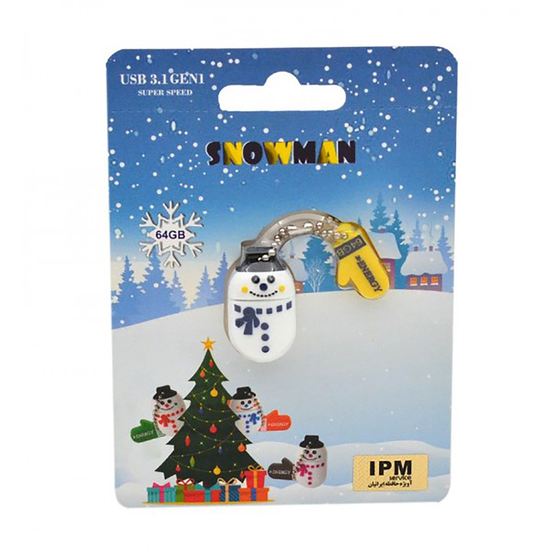  X-Energy-Snowman-USb3.1GEN1-64G-Flash-memory 