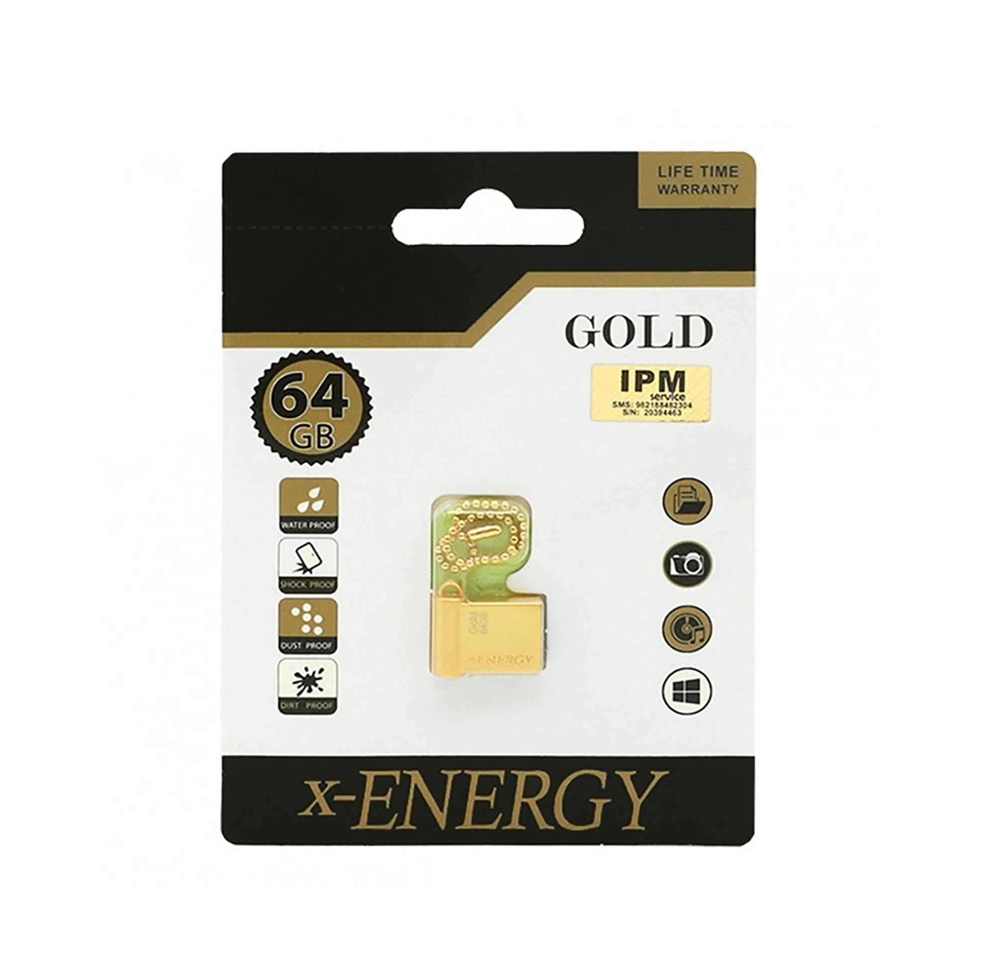  X-energy-Gold-USB2.0-64G 