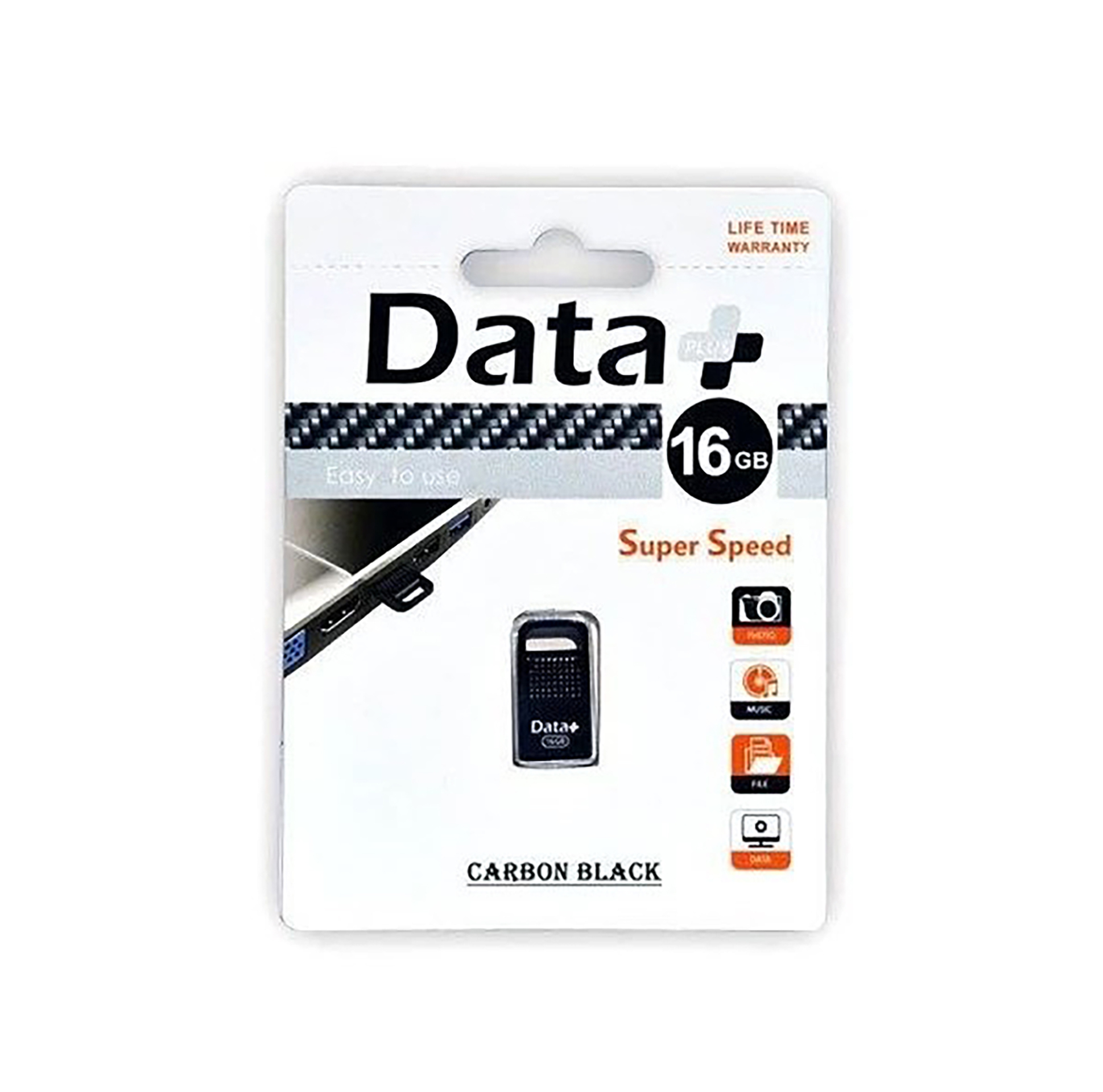  data-pluscarbon-black-usb2.0-16G-flash-memory 